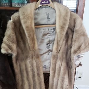 Tan Fur Shawl